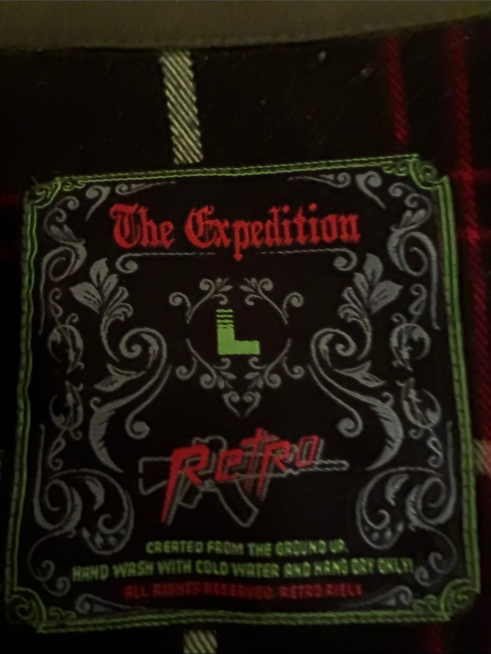 Pendleton The Expedition Retro Plaid Shirt Jacket in Black, Red, Green